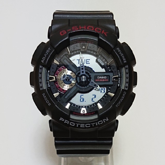 【CASIO/カシオ G-SHOCK】デジアナ メンズ腕時計 GA-110