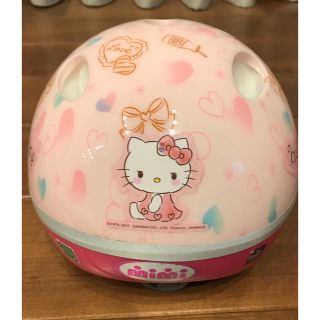 ハローキティ(ハローキティ)の♡美品♡ 子供自転車ヘルメット　kittyちゃん(ヘルメット/シールド)