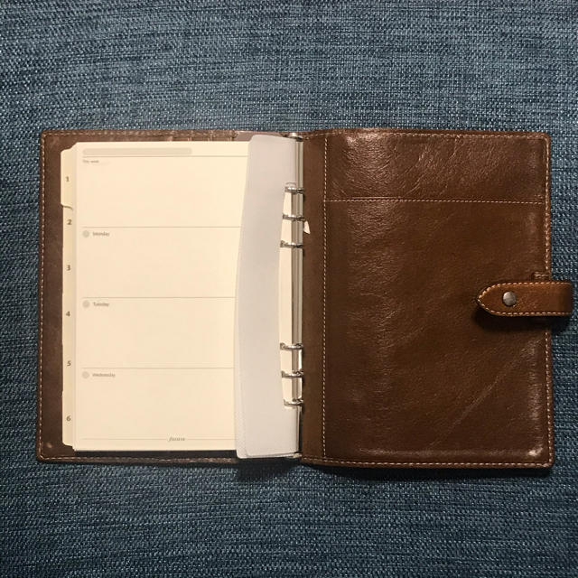 Filofax(ファイロファックス)のファイロファックス  マルデン   システム手帳  オークル A5サイズ メンズのファッション小物(手帳)の商品写真