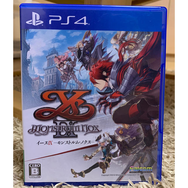 PlayStation4(プレイステーション4)のイースIX -Monstrum NOX- PS4 エンタメ/ホビーのゲームソフト/ゲーム機本体(家庭用ゲームソフト)の商品写真