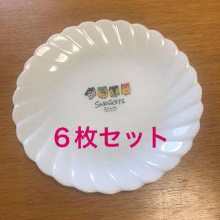 ヤマザキセイパン(山崎製パン)の【新品】ヤマザキ白い皿６枚（長野オリンピック）(食器)