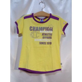 チャンピオン(Champion)の＜№2581＞(150m)★CHAMPION(チャンピオン)★半袖Ｔシャツ☆黄紫(Tシャツ/カットソー)