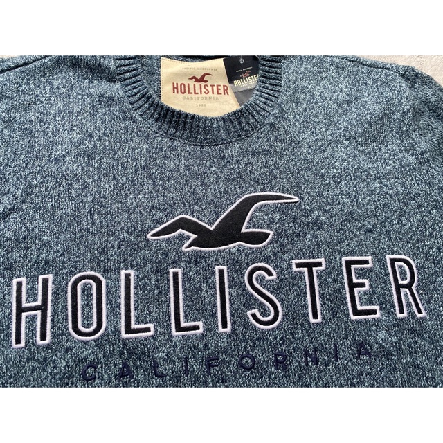 新品 ホリスター HOLLISTER ロゴニット セーター トップス