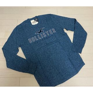 ホリスター(Hollister)のホリスター HOLLISTER【新品】ロゴグラフィッククールネックセーター　M (ニット/セーター)