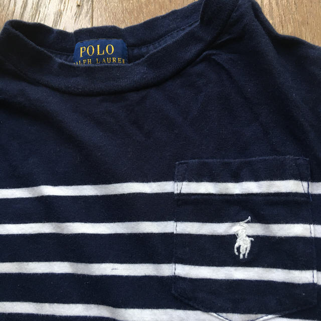 POLO RALPH LAUREN(ポロラルフローレン)のポロラルフローレンボーダーTシャツ100センチ キッズ/ベビー/マタニティのキッズ服男の子用(90cm~)(Tシャツ/カットソー)の商品写真