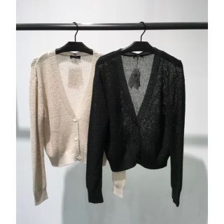 セオリー(theory)のTheory 18aw リネン混カーディガン(カーディガン)