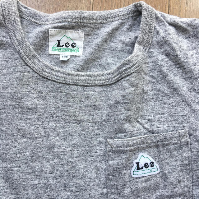 Lee(リー)のLee Tシャツ100センチグレー キッズ/ベビー/マタニティのキッズ服男の子用(90cm~)(Tシャツ/カットソー)の商品写真