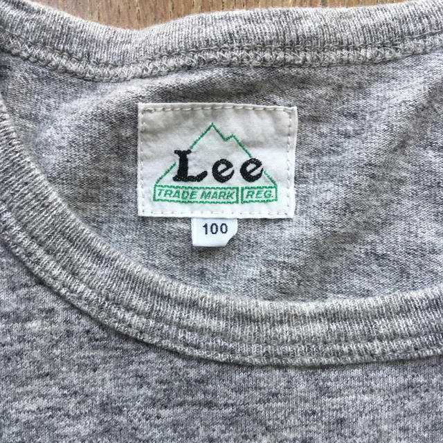 Lee(リー)のLee Tシャツ100センチグレー キッズ/ベビー/マタニティのキッズ服男の子用(90cm~)(Tシャツ/カットソー)の商品写真