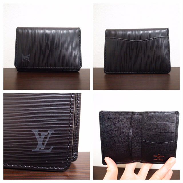 美品♡ルイヴィトン エピ 名刺入れ 黒 美品♡ルイヴィトン エピ 名刺入れ 黒