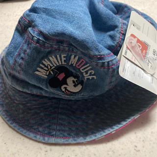 ディズニー(Disney)のミニーちゃん　帽子　新品　50㎝　女の子　タグ付き　(帽子)