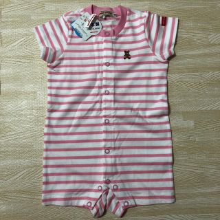 ミキハウス(mikihouse)のみぃにゃん様 専用  新品　ミキハウス ロンパース半袖80(ロンパース)