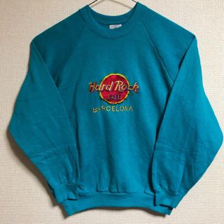 ハードロックカフェ　刺繍入り　裏起毛(スウェット)