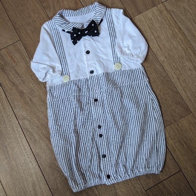 Nishiki Baby(ニシキベビー)のチャックルベビー　50〜60㌢2WAYカバーオール キッズ/ベビー/マタニティのベビー服(~85cm)(カバーオール)の商品写真