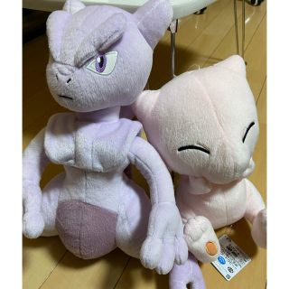 バンダイ(BANDAI)のミュウ ミュウツー ぬいぐるみセット  ポケモン(ぬいぐるみ)