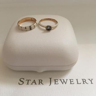 nico様専用 STARJEWELRY リング k10 ブルートパーズ 11号(リング(指輪))