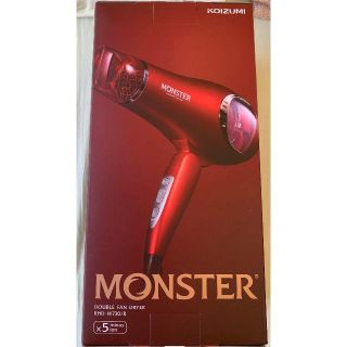 コイズミ(KOIZUMI)のコイズミ ヘアードライヤー（レッド） KOIZUMI　MONSTER(ドライヤー)