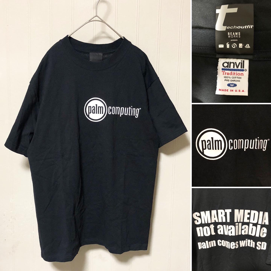 レア❗️USA製 BEAMS WORKS palm computing Tシャツ企業ロゴ