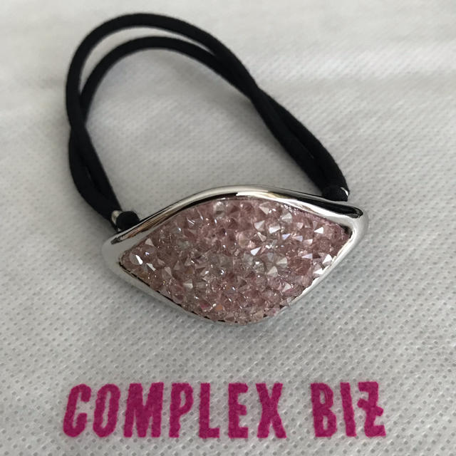 Complex Biz(コンプレックスビズ)のCOMPLEX   BIZ  カムリポニー  淡いピンク レディースのヘアアクセサリー(ヘアゴム/シュシュ)の商品写真