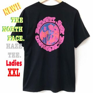 ザノースフェイス(THE NORTH FACE)の最新 ♪ ノースフェイス HAZE Tシャツ 黒 サイケデリック XXL相 3L(Tシャツ(半袖/袖なし))