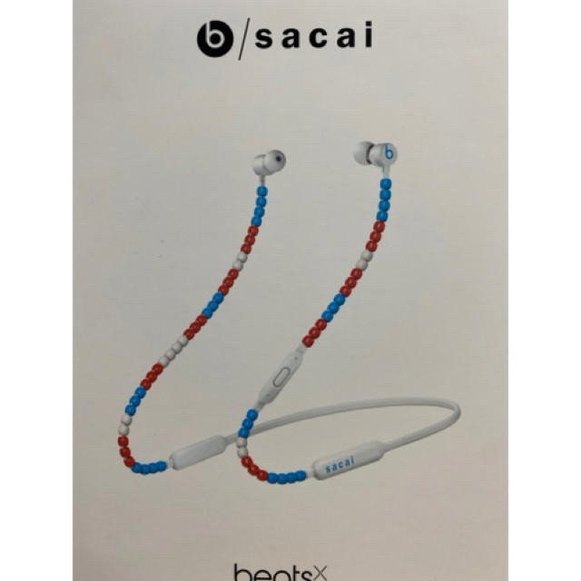 Apple(アップル)の訳あり新品未使用 BeatsX イヤフォン sacai Special スマホ/家電/カメラのオーディオ機器(ヘッドフォン/イヤフォン)の商品写真