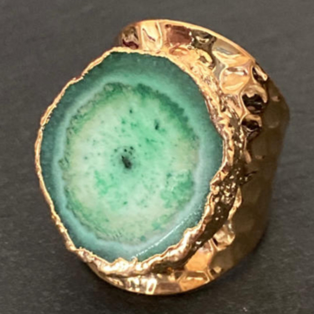 MALAIKA(マライカ)の天然石　リング　指輪　グリーン　I レディースのアクセサリー(リング(指輪))の商品写真