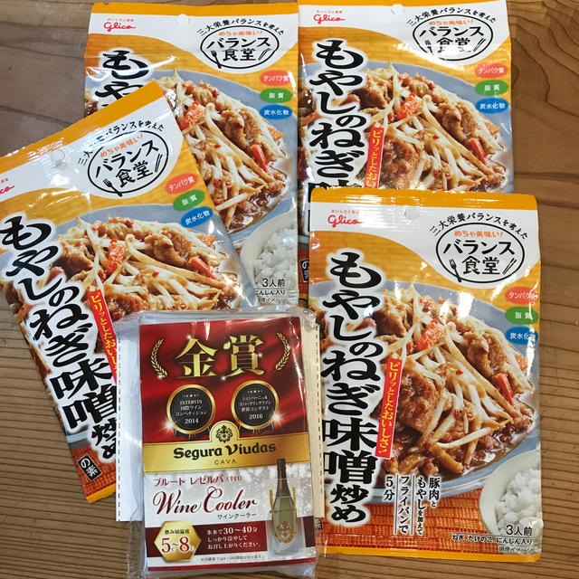 グリコ(グリコ)のもやしのねぎ味噌炒め 食品/飲料/酒の食品(調味料)の商品写真