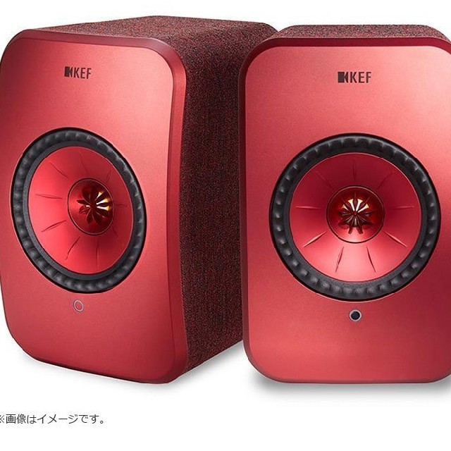 KEF LSX 新品未使用 未開封 マルーンレッド スピーカー Speaker
