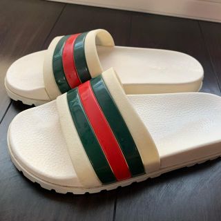 グッチ(Gucci)のGUCCI サンダル白27.0cm(サンダル)