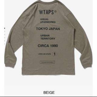 ダブルタップス(W)taps)のWTAPS 201ATDT-LT02S CIRCA BEIGE(Tシャツ/カットソー(七分/長袖))