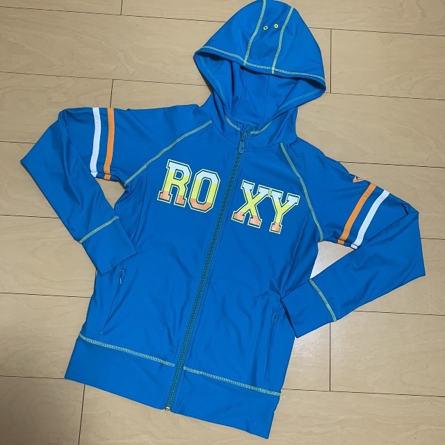 Roxy(ロキシー)のROXY ロキシー ✩.*˚ ラッシュガード ラッシュパーカー  ターコイズ M レディースの水着/浴衣(水着)の商品写真