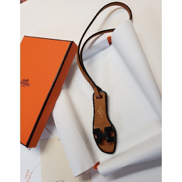 バッグチャーム 新品 ☆ HERMES エルメス オランチャーム サンダル