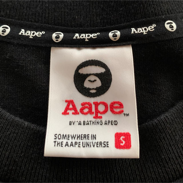 A BATHING APE(アベイシングエイプ)のサマーセール　AAPE エーエイプ　ムーンフェイス　カモフラ　オーバーサイズ メンズのトップス(Tシャツ/カットソー(半袖/袖なし))の商品写真