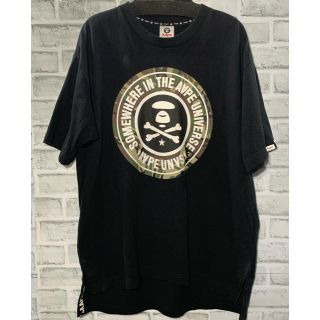 アベイシングエイプ(A BATHING APE)のサマーセール　AAPE エーエイプ　ムーンフェイス　カモフラ　オーバーサイズ(Tシャツ/カットソー(半袖/袖なし))