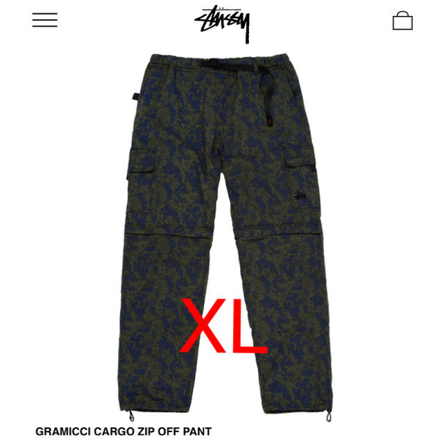 STUSSY×GRAMICCI CARGO ZIP OFF PANT