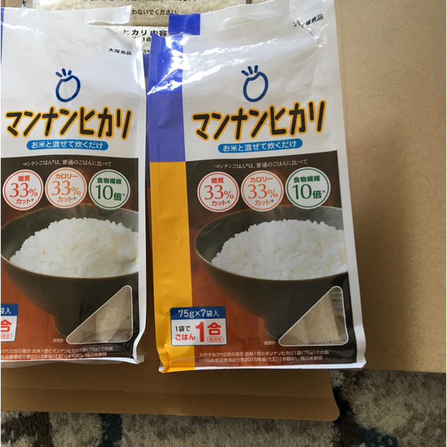 マンナンヒカリ 12本(75g×12個) 食品/飲料/酒の食品(米/穀物)の商品写真