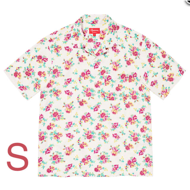 supreme Floral Rayon S/S Shirt XLサイズ