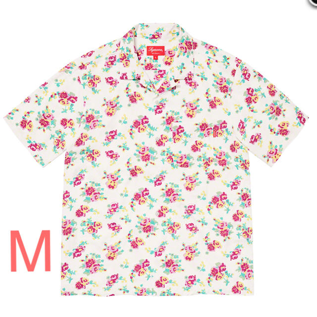 Supreme Floral Rayon S/S Shirt 白　新品未着用