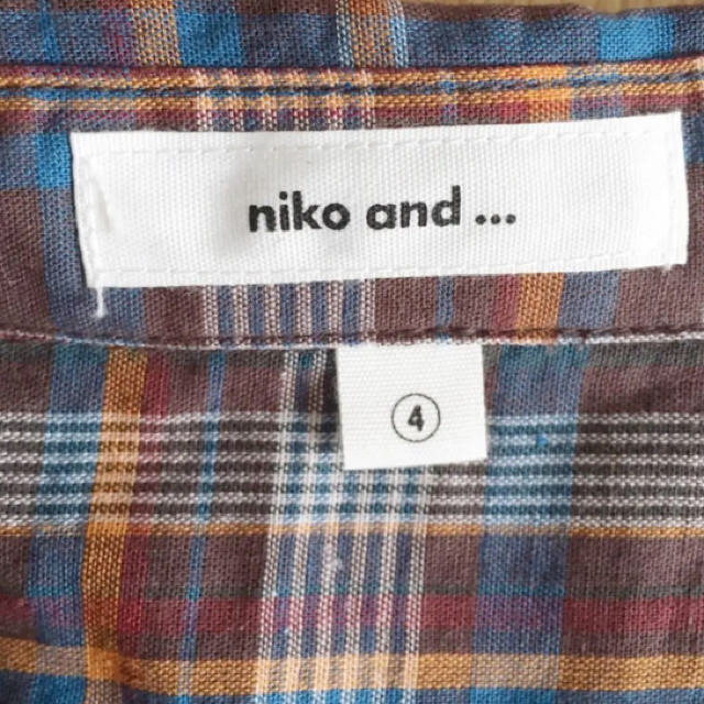 niko and...(ニコアンド)の【タグ付新品】niko and… マドラスチェックシャツ レディースのトップス(シャツ/ブラウス(長袖/七分))の商品写真