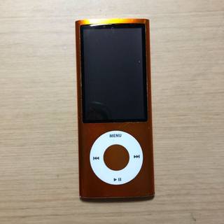 アップル(Apple)のiPod  nano 第5世代(オレンジ)(ポータブルプレーヤー)