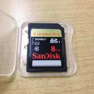 サンディスク(SanDisk)のSanDisk Extreme Pro 8GB サンディスク SDカード(その他)