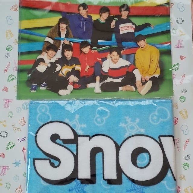 Johnny's(ジャニーズ)のSnowManマフラータオルとセット エンタメ/ホビーのタレントグッズ(アイドルグッズ)の商品写真