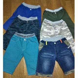 1枚260円!! 男児 150 ハーフパンツ 6枚セット(パンツ/スパッツ)