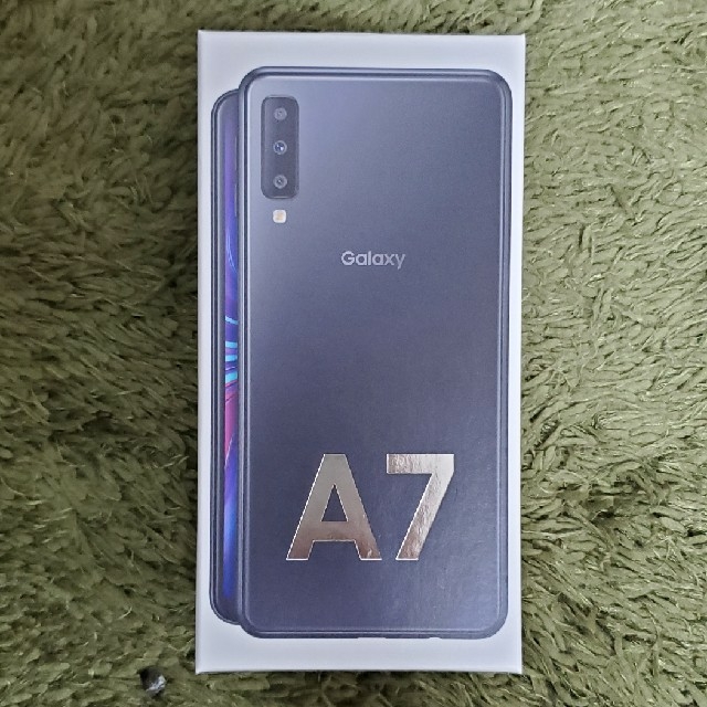 スマートフォン/携帯電話GALAXY A7 ギャラクシー 64GB ブラック 新品未開封