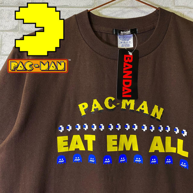 BANDAI(バンダイ)の☆新品未使用☆ BANDAI バンダイ PAC-MAN パックマン Tシャツ メンズのトップス(Tシャツ/カットソー(半袖/袖なし))の商品写真