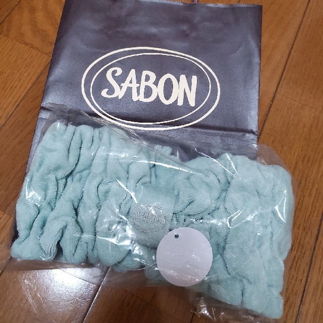 SABON(サボン)の新品未使用 GU×サボン コラボ パイルパジャマ パンツ Ｓ ミント レディースのルームウェア/パジャマ(パジャマ)の商品写真