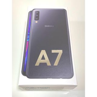 Galaxy ギャラクシー A7 ブラック 64GB SIMフリー