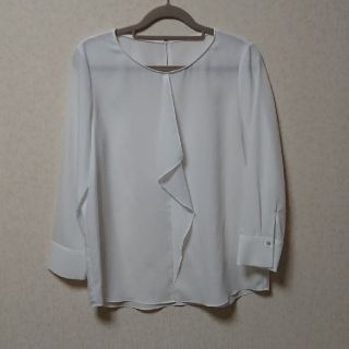 ロートレアモン(LAUTREAMONT)の☆LAUTREAMONT ノーカラー ブラウス  美品 ☆(シャツ/ブラウス(長袖/七分))