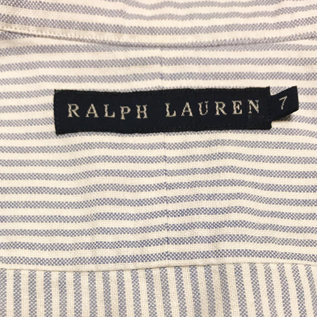 Ralph Lauren(ラルフローレン)のkkk様専用　ラルフローレン  ストライプ　オックスフォード　シャツ  レディースのトップス(シャツ/ブラウス(長袖/七分))の商品写真