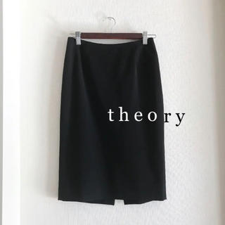 セオリー(theory)の美品♡セオリー  定番タイトスカート  ブラック(ひざ丈スカート)