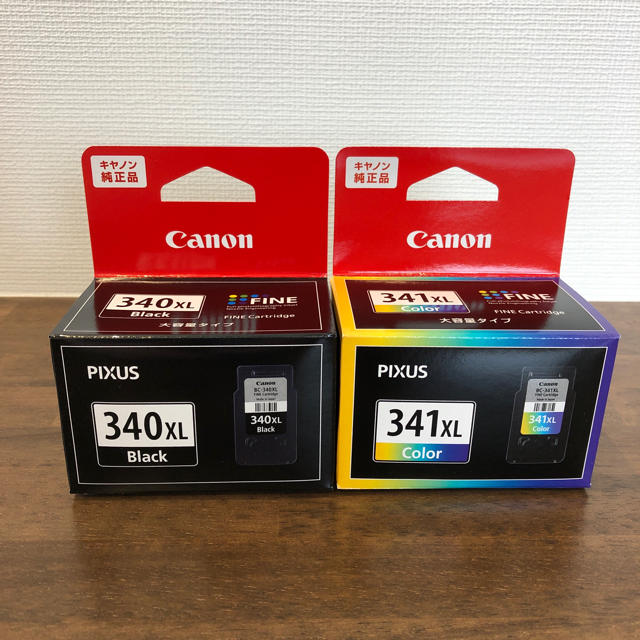 【セット】Canon PIXUS インク 大容量 BC-340XL 341XL